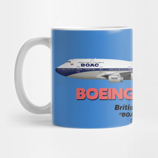 Boeing B747-400 - British Airways "BOAC Colours" by TheArtofFlying